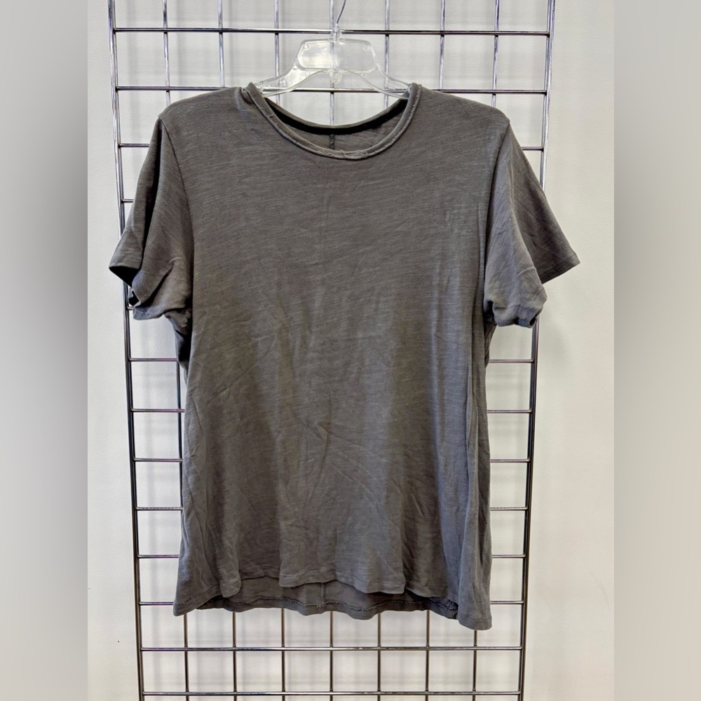 Rag & Bone Men's Short-Sleeve Washed Tee - Charcoal Gray
